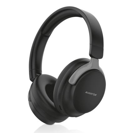 Aligator AUC001 - AUDIO COMBO 3-in-1: päähän asetettavat kuulokkeet 150 mAh, langattomat nappikuulokkeet (kotelo 200 mAh + 2×30 mAh) ja kaiutin 1200 mAh