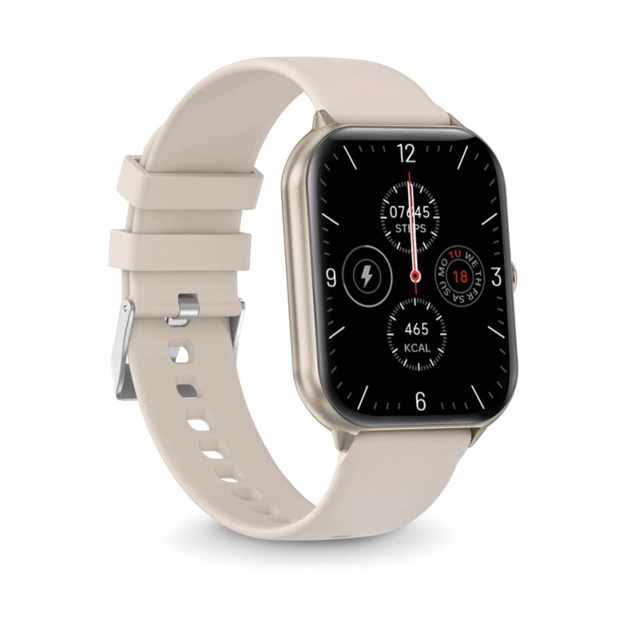 Aligator AW10SR - älykello Watch GO 220 mAh IP67 kermanvärinen