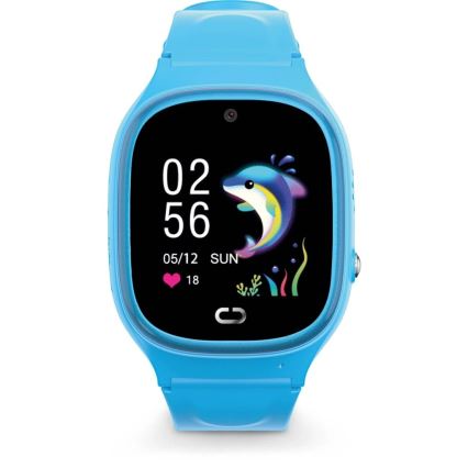 Aligator AW11BE - älykello Watch Junior 2 450 mAh IP67 Wi-Fi sininen