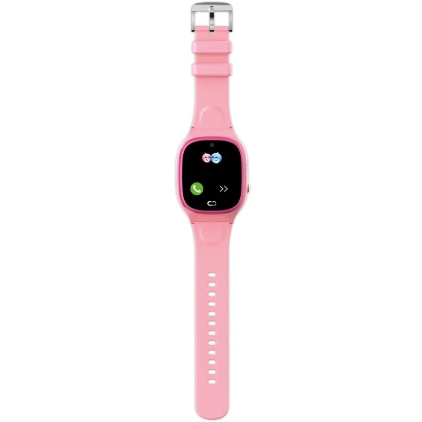 Aligator AW11PK - Watch Junior 2 älykello 450 mAh IP67 Wi-Fi vaaleanpunainen
