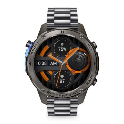 Aligator AW12BK - älykello Watch GPS 500 mAh IP69K musta