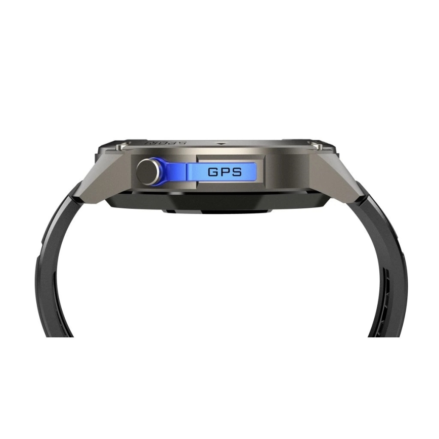 Aligator AW12BK - älykello Watch GPS 500 mAh IP69K musta