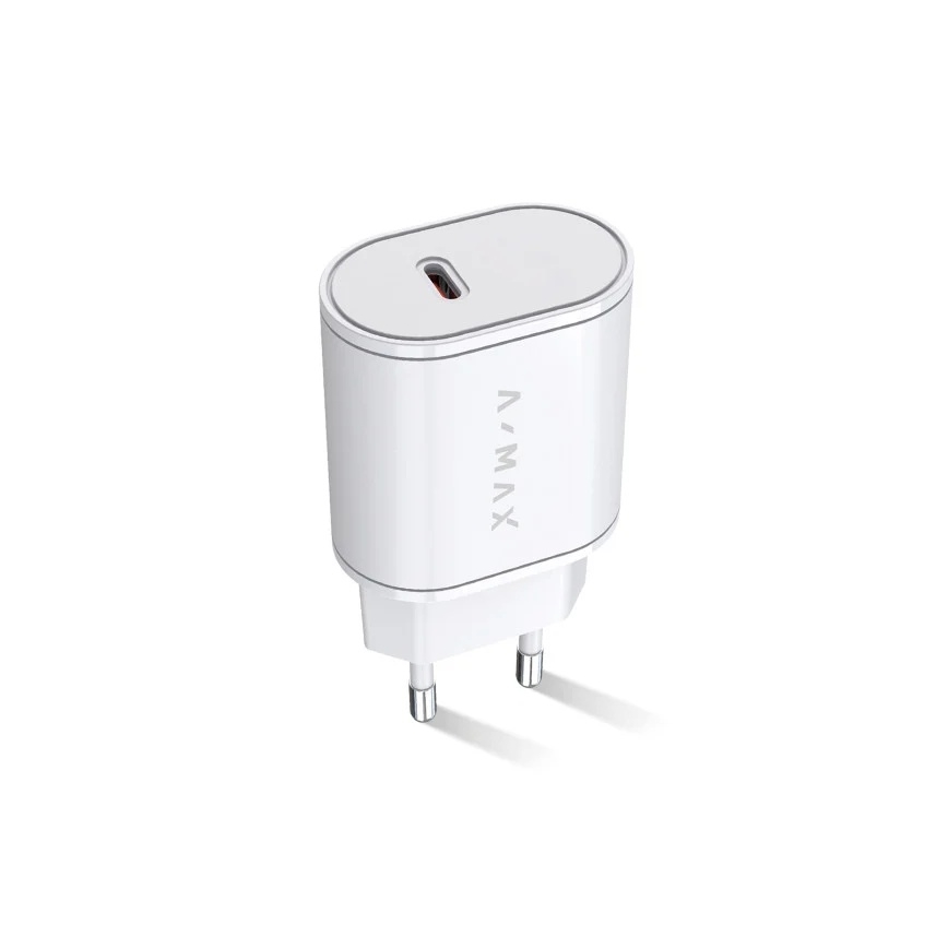 Aligator AX0001V - A-MAX Power Delivery 20 W USB-C pikalaturi, valkoinen