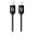 Aligator DATKP46 - USB-kaapeli USB-C / USB-C 100 W Power Delivery 1,5 m musta