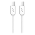 Aligator DATKP49 - USB-kaapeli USB-C / USB-C 65 W Power Delivery 1,5 m valkoinen