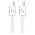 Aligator DATKP55 - USB-kaapeli USB-C / USB-C 65W Power Delivery 0,5m valkoinen