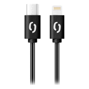 Aligator DATKP60 - USB-kaapeli USB-C / Lightning, 30 W Power Delivery, 2,5 m, musta