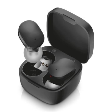 Aligator TWS05 - langattomat Pods LITE -kuulokkeet, 200 mAh + 2x 30 mAh, IP30-suojaus, musta