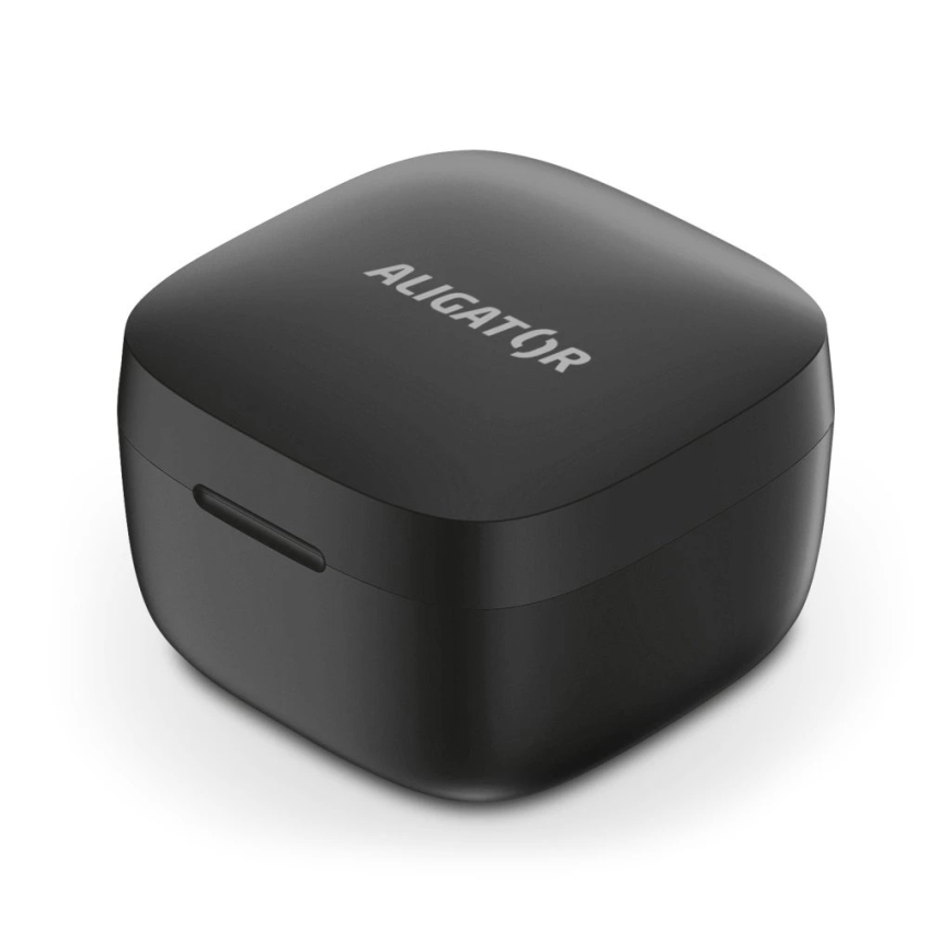 Aligator TWS05 - langattomat Pods LITE -kuulokkeet, 200 mAh + 2x 30 mAh, IP30-suojaus, musta