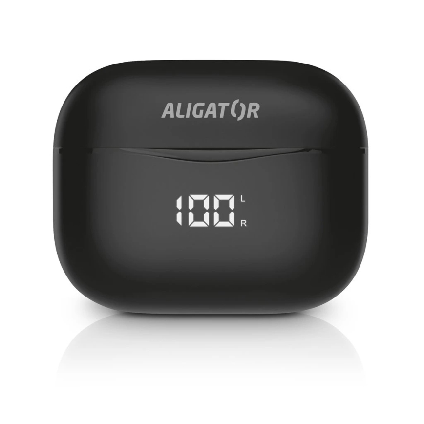 Aligator TWS06 - Langattomat kuulokkeet Pods PRO 3 200 mAh + 2x 30 mAh IP30 musta