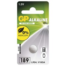 Alkalinappiparisto LR54 GP ALKALINE 1,5V/44 mAh