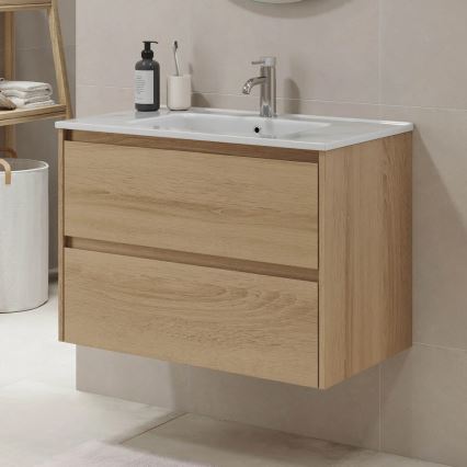 Allaskaappi MOLDE 80x55x46 cm tammi