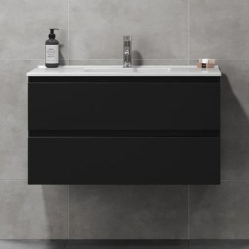Allaskaappi pesualtaalla KENWOOD 91x50x45 cm musta