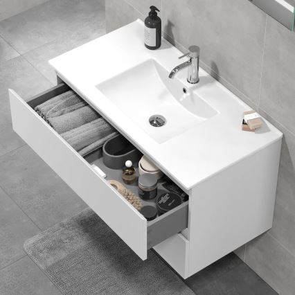 Allaskaappi pesualtaalla KENWOOD 91x50x47 cm, valkoinen