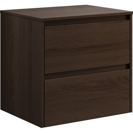 Allaskaappi TRONDHEIM/VIKEDAL 60x57x46 cm pähkinä/valkoinen