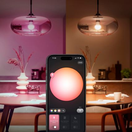 Aloituspaketti Philips Hue White and Color Ambiance Essential 2xE27/8W/230V 2200-6500K + Hue Bridge