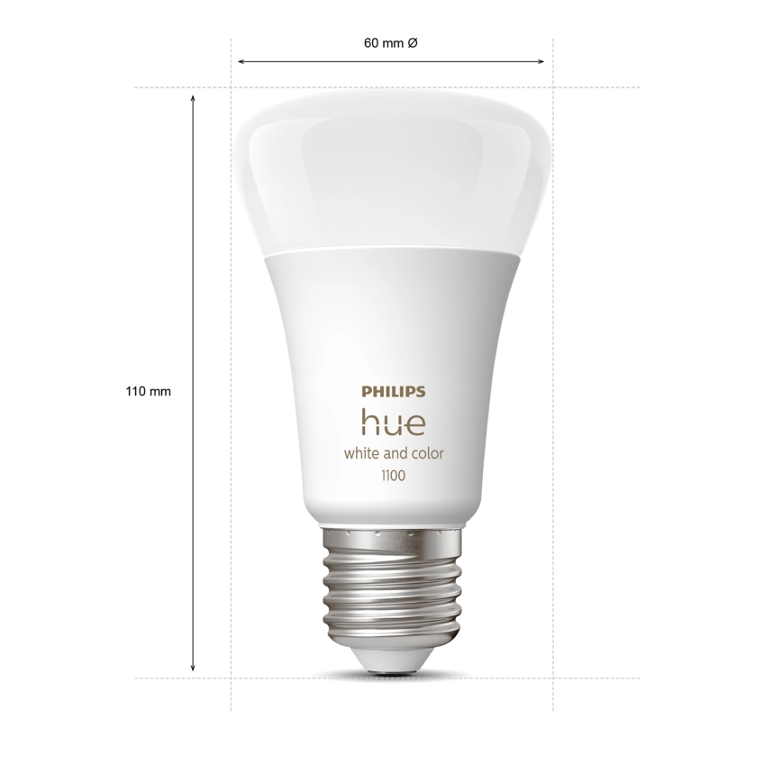 Philips Hue WHITE AND COLOR AMBIANCE -aloituspaketti 2xE27/9W/230V 2200-6500K + älypistorasia, Hue Bridge ja himmenninkytkin