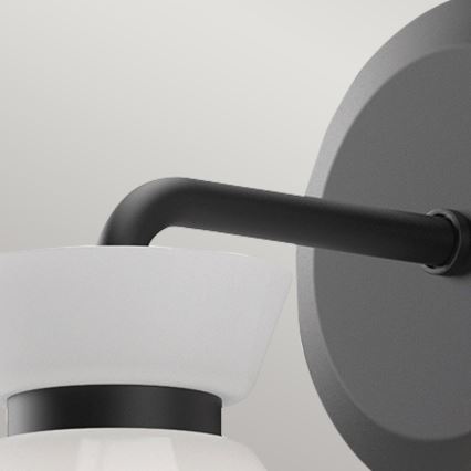 Alora Mood - Seinävalaisin HALSTON 1xE14/40W/230V musta