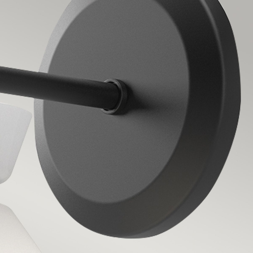 Alora Mood - Seinävalaisin HALSTON 1xE14/40W/230V musta