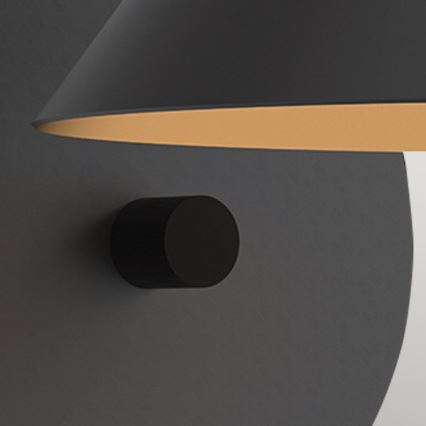 Alora Mood - Seinävalaisin REMYCK 1xE27/60W/230V musta