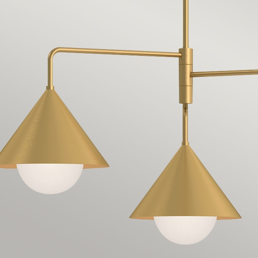 Alora Mood - REMYCK varrellinen kattokruunu 3xE27/60W/230V kultainen