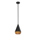 Alora Mood - DAPHNE kattovalaisin varrella 1xE27/60W/230V Ø 18,1 cm, musta/ruskea