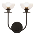 Alora Mood - Seinävalaisin SYLVIA 2xE14/40W/230V musta