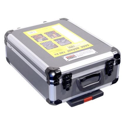 Alumiinikotelo työkaluineen 186 kpl