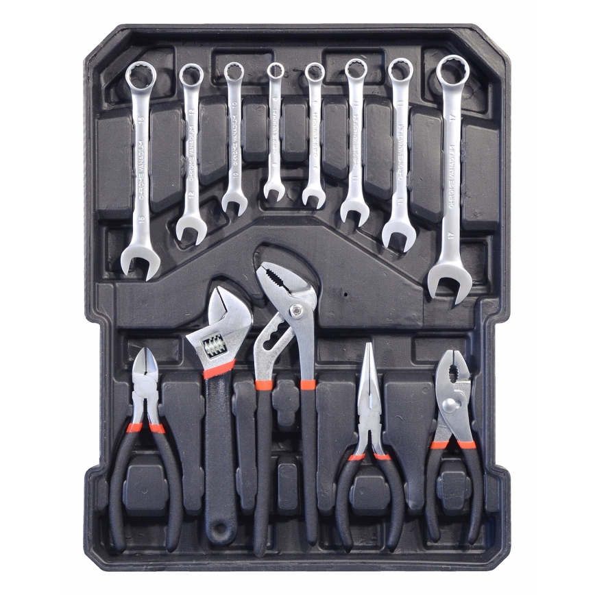 Alumiinikotelo työkaluineen 186 kpl