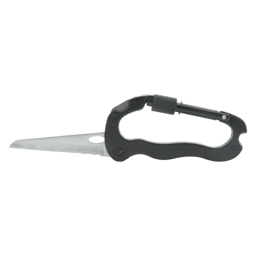 Alumiininen monitoimikarabiini mustalla turvasalvalla