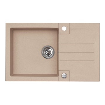 ALVEUS 1090946 - Keittiön pesuallas ROCK 78x48 cm graniitti/beige