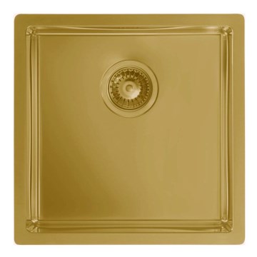 ALVEUS 1103381 - Keittiön pesuallas QUADRIX 45x45 cm pronssi