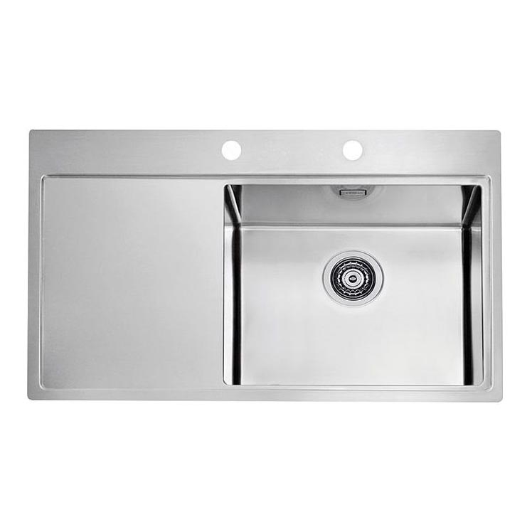 ALVEUS 1103653 - Keittiön pesuallas PURE 86x52,5 cm satin, oikea