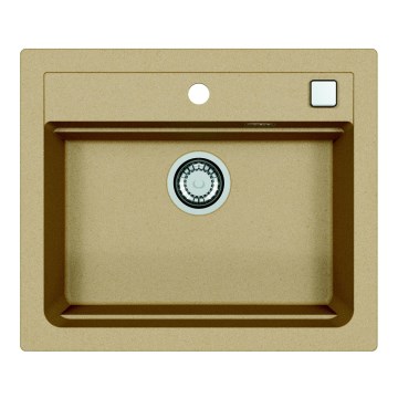 ALVEUS 1131994 - Keittiön pesuallas ATROX 59x50 cm graniitti/beige