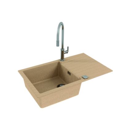 ALVEUS 1132029 - Keittiön pesuallas CADIT 86x50 cm graniitti/beige