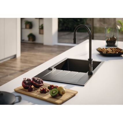 ALVEUS 1132179 - Tiskihana ulosvedettävällä ruiskulla NERINA 46,8 cm musta