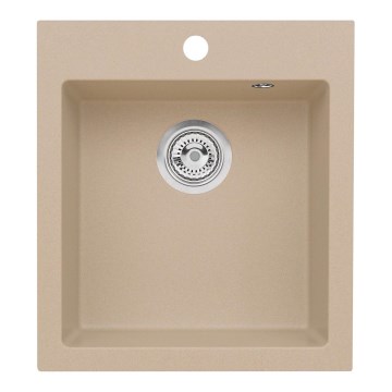 ALVEUS 1133431 - Keittiön pesuallas CORTINA 50x45 cm graniitti/beige