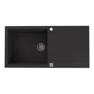 ALVEUS 1140598 - Keittiön pesuallas CADIT 100x50 cm graniitti/musta