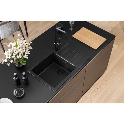 ALVEUS 1148160 - Keittiön pesuallas CADIT 86x50 cm graniitti/musta