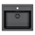 ALVEUS 1148162 - Keittiön pesuallas ATROX 59x50 cm graniitti/musta