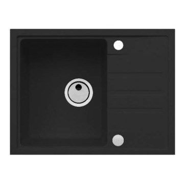 ALVEUS 1149080 - Keittiön pesuallas INTERMEZZO 62x48 cm graniitti/musta