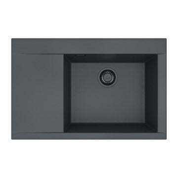 ALVEUS 1149504 - Keittiöallas PURE 79x51,5 cm graniitti/musta