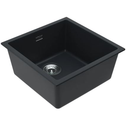 ALVEUS 1150048 - Keittiöallas OMNI 45x45 cm graniitti/musta