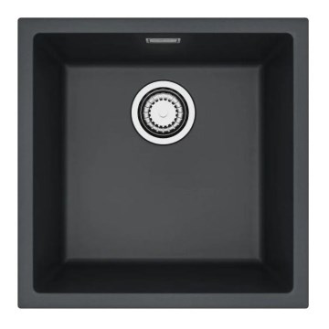 ALVEUS 1150048 - Keittiön pesuallas OMNI 45x45 cm matta musta
