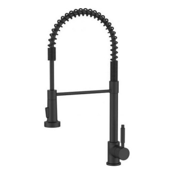 ALVEUS 1150887 - Keittiöhana joustavalla varrella ja suihkupäällä URBAN 47,1 cm musta