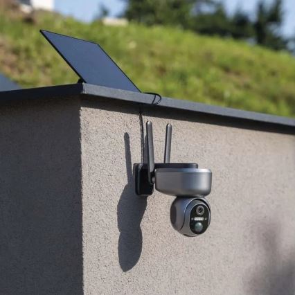 Äly aurinkokennokamera anturilla GoSmart 4G/LTE 10400mAh 5V IP65 Tuya