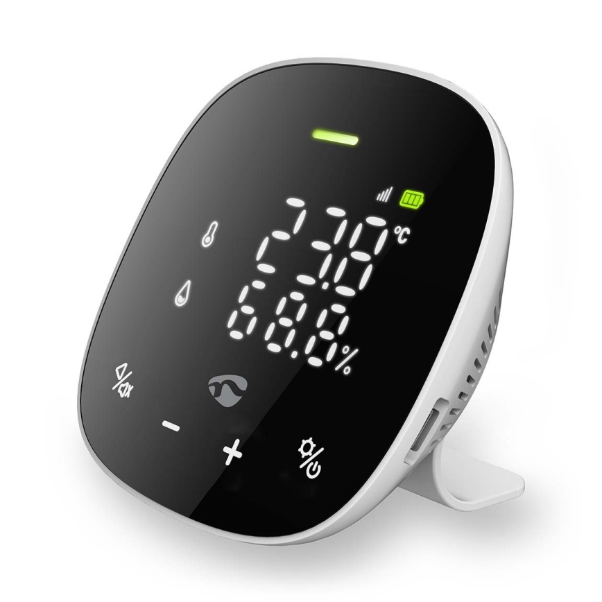 Älykäs ilmanlaadun valvonta LED mukana näyttö SmartLife Wi-Fi