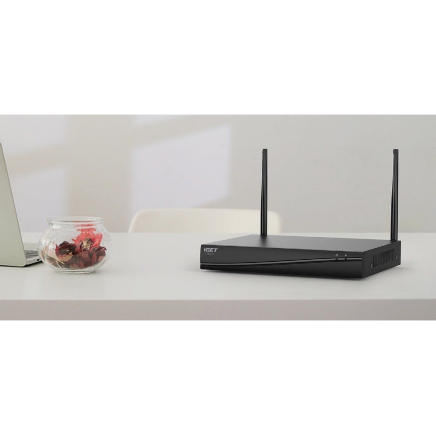 Älykäs kamerajärjestelmä + 4 kameraa antureilla, 2K+, 12 V, IP65, Wi‑Fi, Tuya