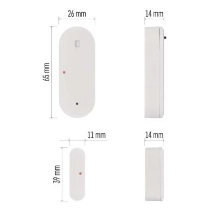 Älykäs ovitunnistin GoSmart 1xCR2032
