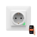 Älykäs pistoke SMART 3680W/230V/16A Wi-Fi Tuya SCHUKO